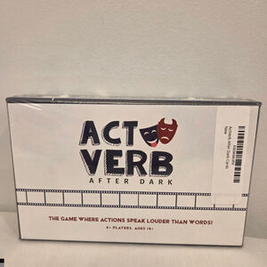 Act Verb After Dark adult card came